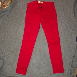 Hollister Super Soft Red Pants